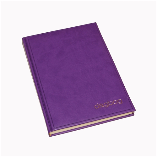 Ventura B5 lilla model - Guldtryk dagbog